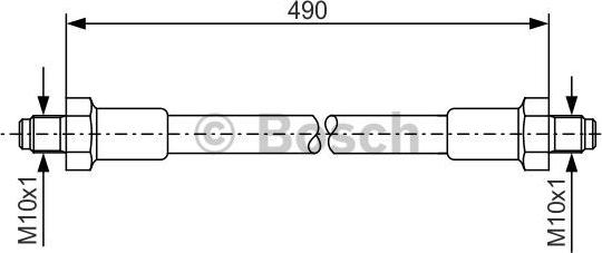 BOSCH 1 987 476 276 - Flessibile del freno www.autoricambit.com