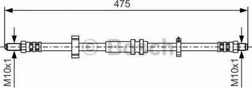 BOSCH 1 987 476 750 - Flessibile del freno www.autoricambit.com