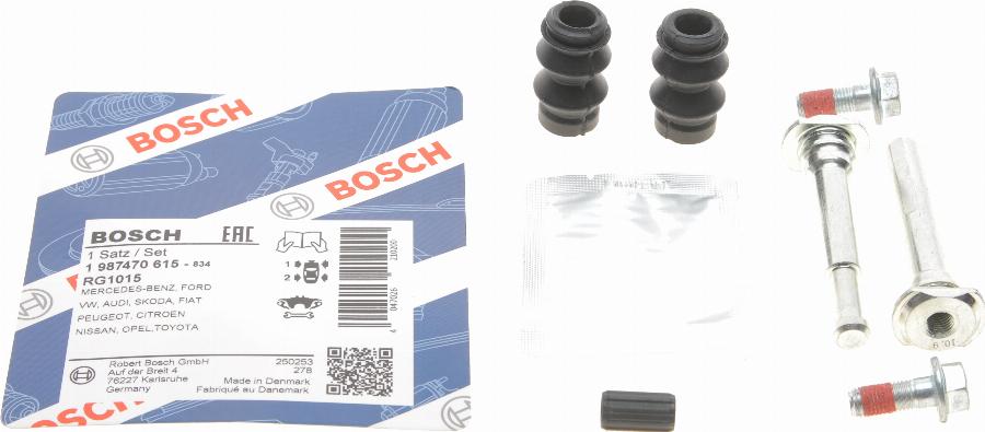 BOSCH 1 987 470 615 - Kit manicotti di guida, Pinza freno www.autoricambit.com