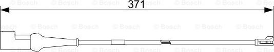 BOSCH 1 987 473 553 - Contatto segnalazione, Usura past. freno/mat. d'attrito www.autoricambit.com