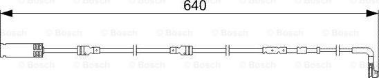 BOSCH 1 987 473 045 - Contatto segnalazione, Usura past. freno/mat. d'attrito www.autoricambit.com