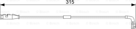 BOSCH 1 987 473 039 - Contatto segnalazione, Usura past. freno/mat. d'attrito www.autoricambit.com