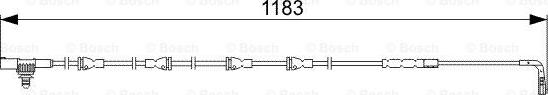 BOSCH 1 987 473 031 - Contatto segnalazione, Usura past. freno/mat. d'attrito www.autoricambit.com