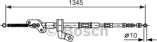 BOSCH 1 987 477 547 - Cavo comando, Freno stazionamento www.autoricambit.com