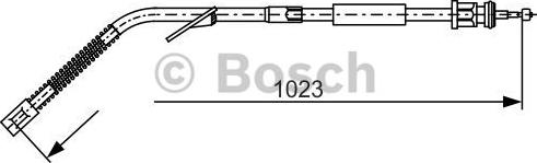 BOSCH 1 987 477 125 - Cavo comando, Freno stazionamento www.autoricambit.com