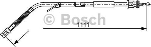 BOSCH 1 987 477 126 - Cavo comando, Freno stazionamento www.autoricambit.com