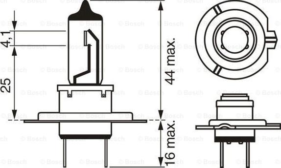 BOSCH 1 987 301 423 - Lampadina, Faro di profondità www.autoricambit.com