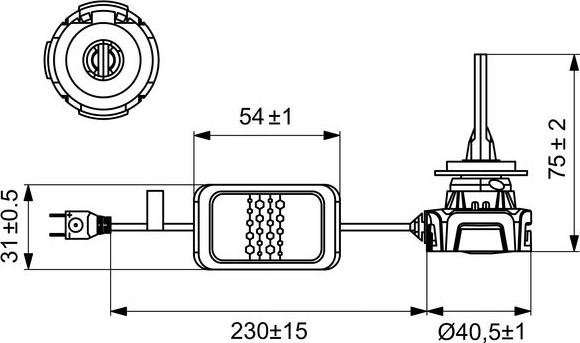 BOSCH 1 987 301 557 - Lampadina, Faro di profondità www.autoricambit.com