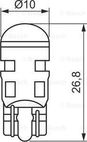 BOSCH 1 987 301 505 - Lampadina, Indicatore direzione www.autoricambit.com