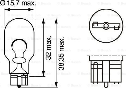 BOSCH 1 987 301 049 - Lampadina, Indicatore direzione www.autoricambit.com