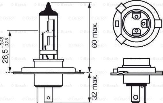 BOSCH 1 987 301 040 - Lampadina, Faro di profondità www.autoricambit.com