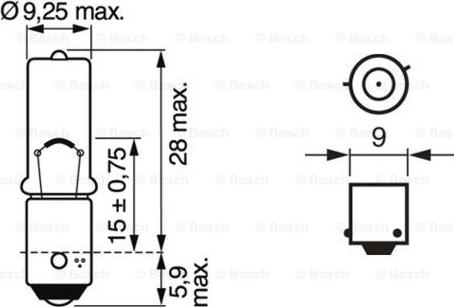 BOSCH 1 987 301 061 - Lampadina www.autoricambit.com