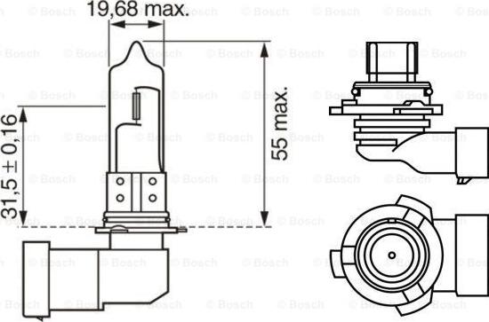 BOSCH 1 987 301 063 - Lampadina, Faro di profondità www.autoricambit.com