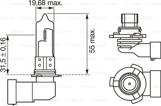 BOSCH 1 987 302 807 - Lampadina, Faro di profondità www.autoricambit.com