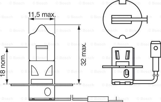 BOSCH 1 987 301 006 - Lampadina, Faro di profondità www.autoricambit.com