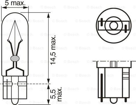 BOSCH 1 987 301 024 - Lampadina, Luce abitacolo www.autoricambit.com