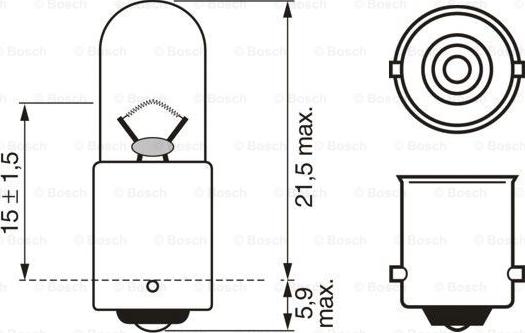 BOSCH 1 987 302 817 - Lampadina, Indicatore direzione www.autoricambit.com