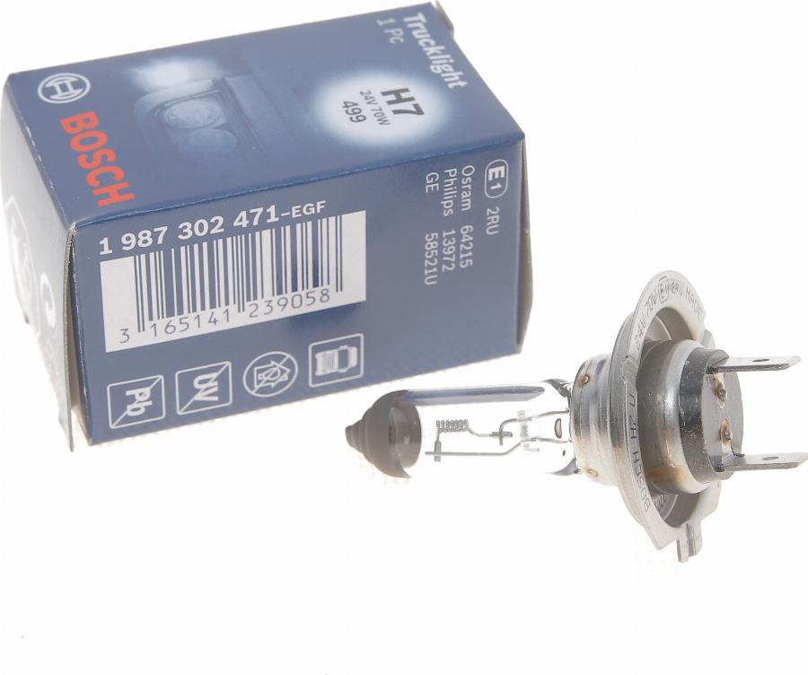 BOSCH 1 987 302 471 - Lampadina, Faro di profondità www.autoricambit.com