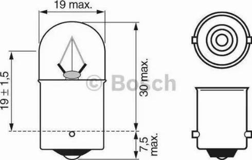 BOSCH 1 987 302 511 - Lampadina, Illuminazione strumentazione www.autoricambit.com