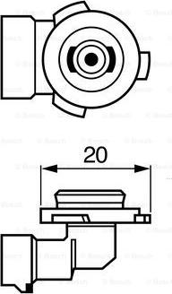 BOSCH 1 987 302 083 - Lampadina, Fendinebbia www.autoricambit.com