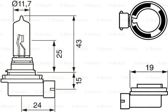 BOSCH 1 987 302 082 - Lampadina, Faro di profondità www.autoricambit.com