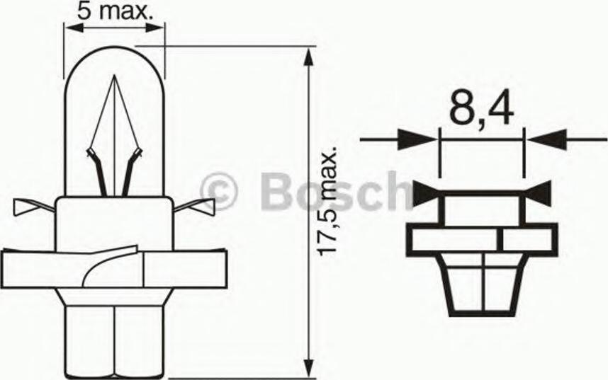 BOSCH 1987302242 - Lampadina, Illuminazione strumentazione www.autoricambit.com