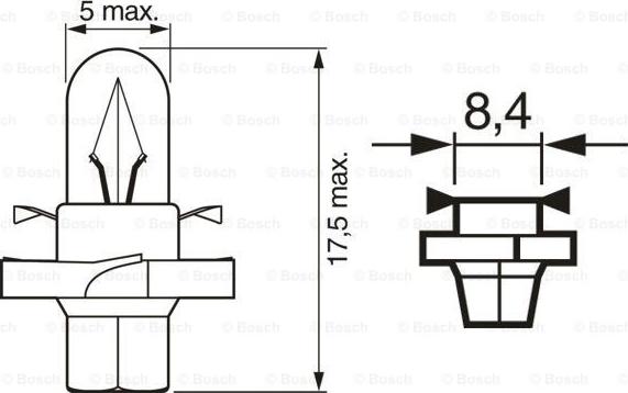 BOSCH 1 987 302 255 - Lampadina www.autoricambit.com