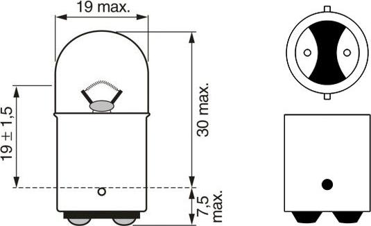 BOSCH 1 987 302 237 - Lampadina, Indicatore direzione www.autoricambit.com