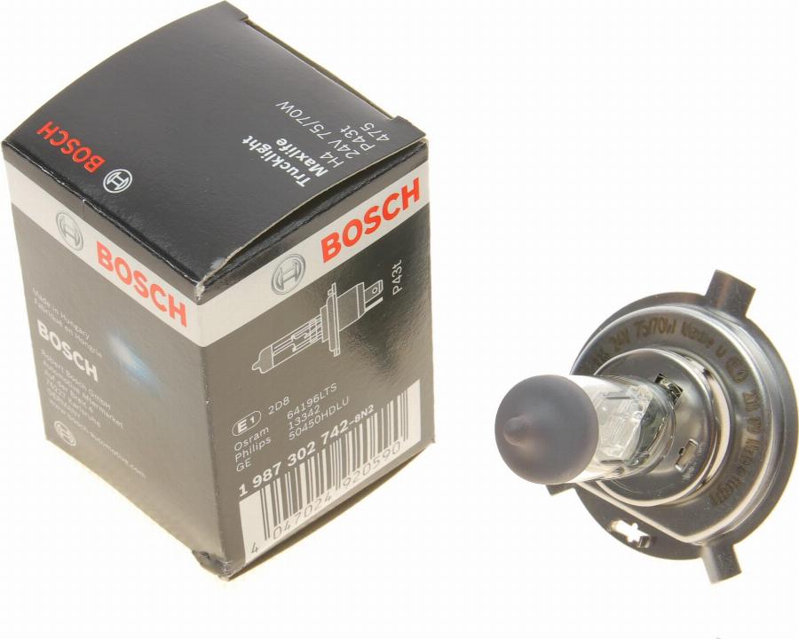 BOSCH 1 987 302 742 - Lampadina, Faro di profondità www.autoricambit.com