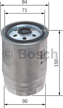 BOSCH 1 457 434 460 - Filtro carburante www.autoricambit.com