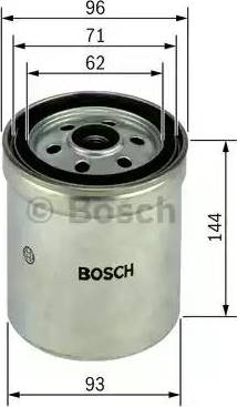 BOSCH 1 457 434 419 - Filtro carburante www.autoricambit.com