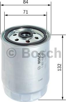 BOSCH 1 457 434 436 - Filtro carburante www.autoricambit.com