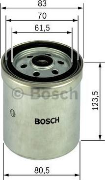 BOSCH 1 457 434 154 - Filtro carburante www.autoricambit.com