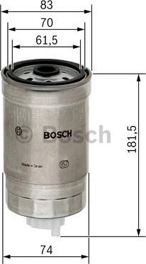 BOSCH 1 457 434 150 - Filtro carburante www.autoricambit.com