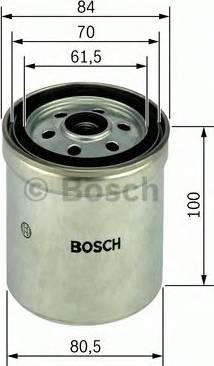 BOSCH 1 457 434 157 - Filtro carburante www.autoricambit.com