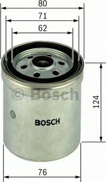 BOSCH 1 457 434 183 - Filtro carburante www.autoricambit.com