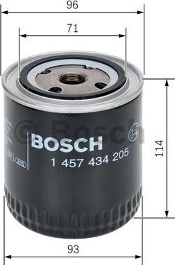 BOSCH 1 457 434 205 - Filtro carburante www.autoricambit.com