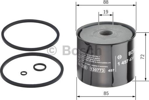 BOSCH 1 457 434 201 - Filtro carburante www.autoricambit.com