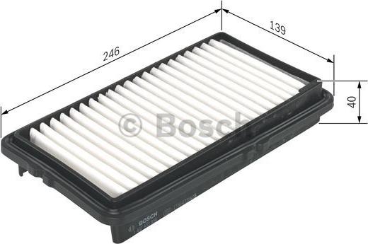 BOSCH 1 457 433 950 - Filtro aria www.autoricambit.com