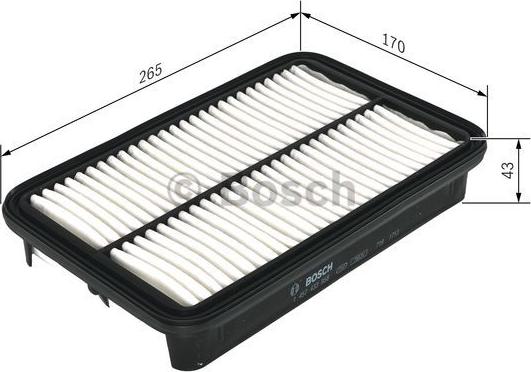 BOSCH 1 457 433 958 - Filtro aria www.autoricambit.com