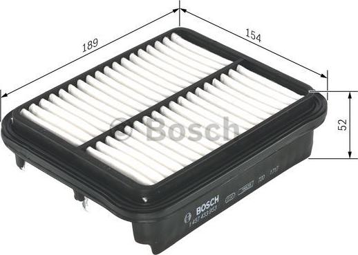 BOSCH 1 457 433 953 - Filtro aria www.autoricambit.com