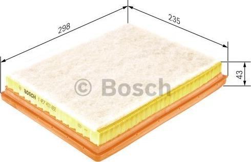 BOSCH 1 457 433 655 - Filtro aria www.autoricambit.com