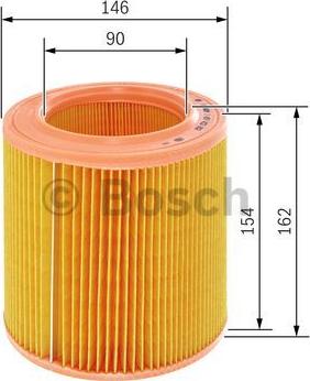 BOSCH 1 457 433 652 - Filtro aria www.autoricambit.com