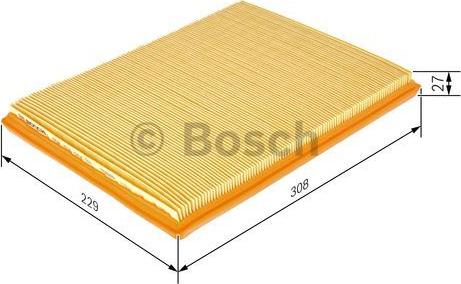 BOSCH 1 457 433 007 - Filtro aria www.autoricambit.com