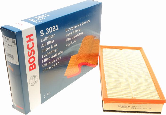 BOSCH 1 457 433 081 - Filtro aria www.autoricambit.com