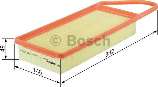 BOSCH 1 457 433 076 - Filtro aria www.autoricambit.com