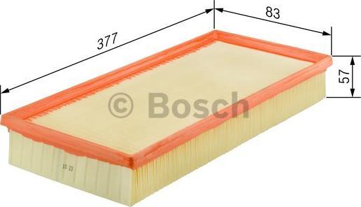 BOSCH 1 457 433 163 - Filtro aria www.autoricambit.com