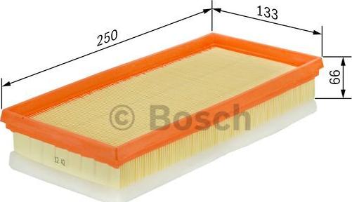 BOSCH 1 457 433 327 - Filtro aria www.autoricambit.com