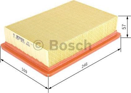 BOSCH 1 457 433 265 - Filtro aria www.autoricambit.com