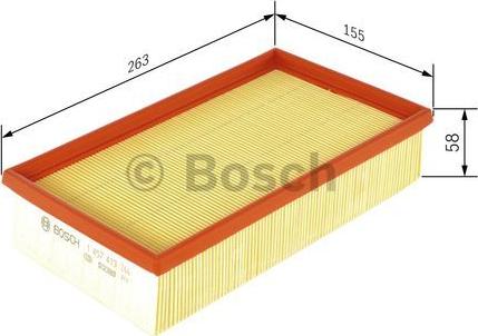 BOSCH 1 457 433 266 - Filtro aria www.autoricambit.com